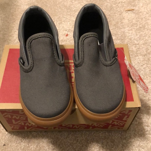 vans slip on pewter gum